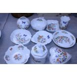 A selection of collectable Aynsley Cottage Garden ware