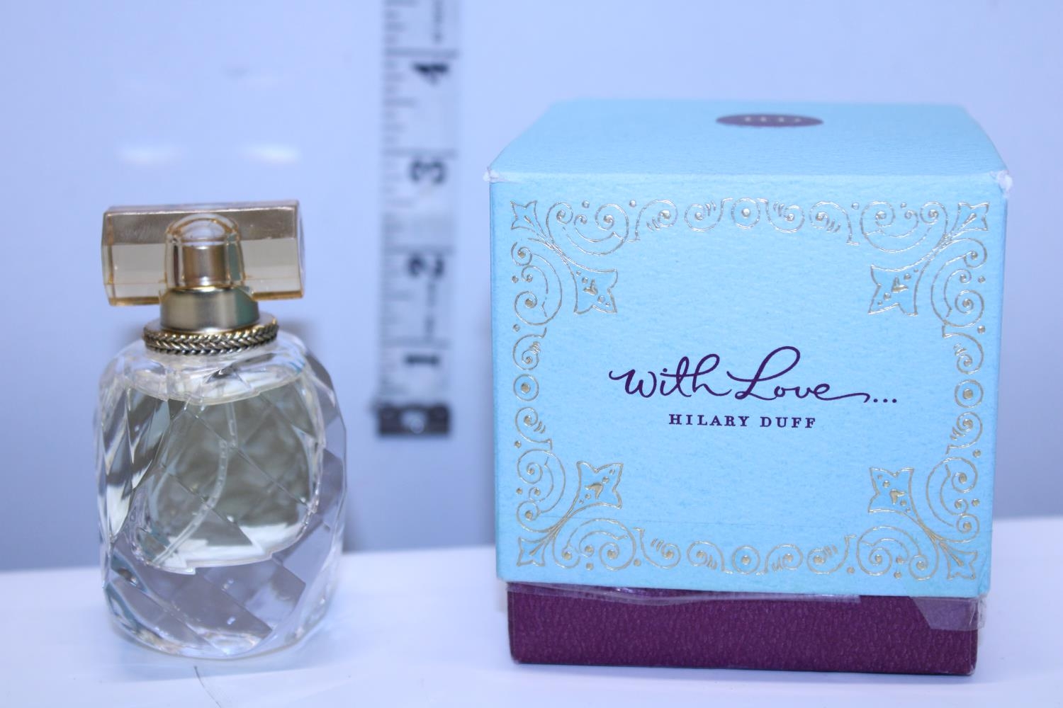 A Hilary Duff perfume spray