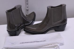 A new pair of Calvin Klein boots