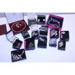 A selection of boxed costume jewellery mainly Avon.
