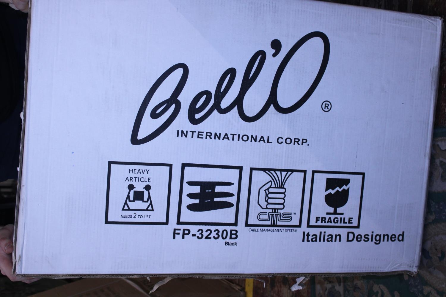 A new boxed Italian Bello media unit. Shipping unavailable