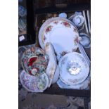 A job lot of collectable ceramics including Royal Albert Old Country Roses. No postage