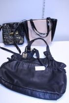 A selection of assorted ladies handbags including Ted Baker, Sisley etc