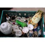 A good selection of Edwardian, Victorian and other ceramics. No postage