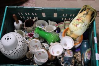 A good selection of Edwardian, Victorian and other ceramics. No postage