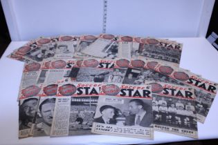 Approx 30 vintage Raich Carters soccer star magazines from the early to mid 1950's