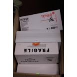 Seven new boxed toner cartridges NL-CE505A
