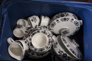 A vintage Mid Winter dinner service. Shipping unavailable