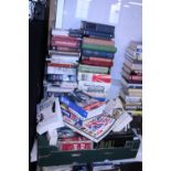 A large selection of military and other books.
