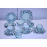 A Shelley bone china tea service 'Melody'