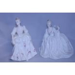 Two Coalport figurines 'Ladies of Fashion'