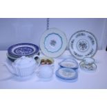 A selection of assorted collectable ceramics including a hand painted Royal Doulton cup and saucer