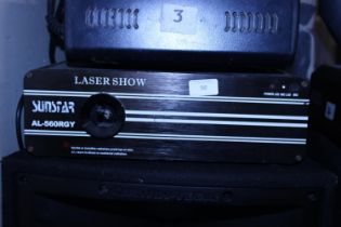 A Sun Star laser show projector, shipping unavailable
