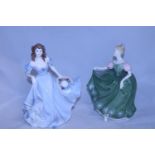 A Royal Doulton figurine Michelle HN2234 & A Coalport figurine Pamela