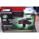 A new boxed 240v electric fine belt sander.