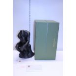 A boxed resin statue of 'The Thinker' from The Rodin Museum in Paris