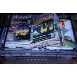 A large job lot of vintage railway magazines. No shipping.