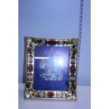 A Royal Crown Derby Old Imari photo frame 35x30cm