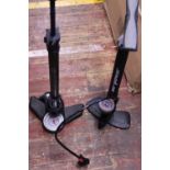 Two bicycle foot pumps. No shipping.