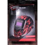 A new boxed welding mask