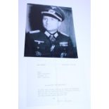 A WW2 signed Iron Cross winner photo with COA's