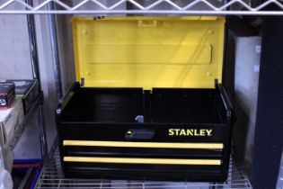 A metal Stanley tool box. No shipping.