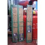 Three new packs of reed fencing. No shipping.