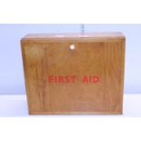 A vintage first aid box. No shipping.