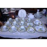 A Melba Bone China Dolly Varden tea service 739443 37 pieces in total.