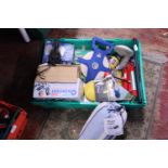 A box of assorted tools & accessories etc. No shipping.