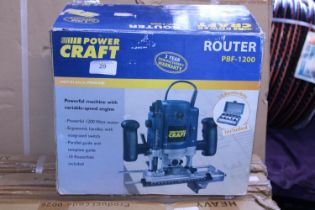 A 240v Power Craft electric router