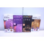 Four new boxed LED tree lights (untested)