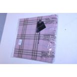 A new with tags pink Burberry scarf