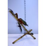 A limited edition Tim Cotterill (The Frogman) enamelled bronze with COA 'Harmony' 142/200 H=41cm L=