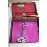 A boxed Butler and Wilson keyring