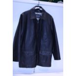 A Greenwoods Elite men's leather coat size M