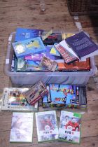 A job lot of misc books games and other items. Shipping unavailable