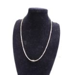 A 18ct gold fancy link necklace 16.68 grams. 50cm long