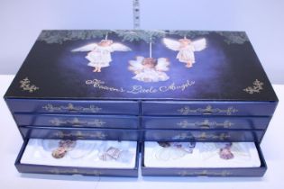 A collectors set of twenty four Heavens Little Angels hanging ornaments