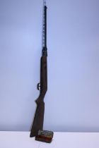 A vintage 1950's Slavia 618 model 1.77 air rifle, shipping unavailable