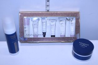 A No.7 cosmetic set and two Margaret Dabbs cosmetics