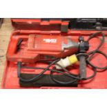 A 110v Hilti hammer drill (untested). Shipping unavailable