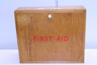 A vintage first aid box. No shipping.
