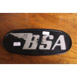 A resin BSA sign