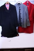 A selection of ladies coats