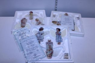 Nine boxed Heavens Little Angels hanging ornaments