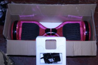 A boxed hoverboard (untested). Shipping unavailable