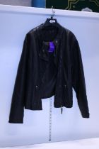 A marks and spencer's ladies leather look size XL