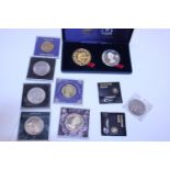 A job lot of assorted commemorative coins