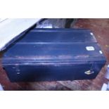 A large metal trunk. Shipping unavailable
